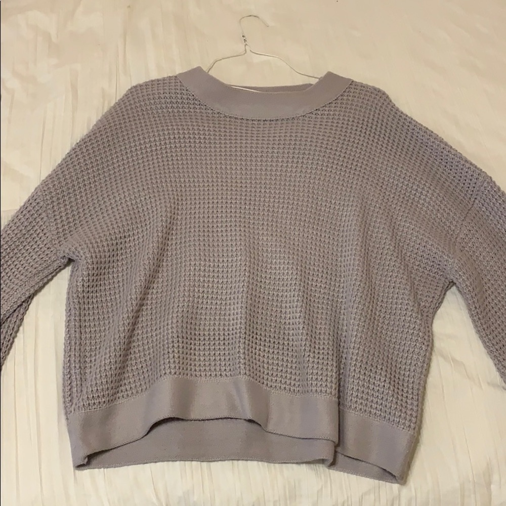 Oversized lavender sweater